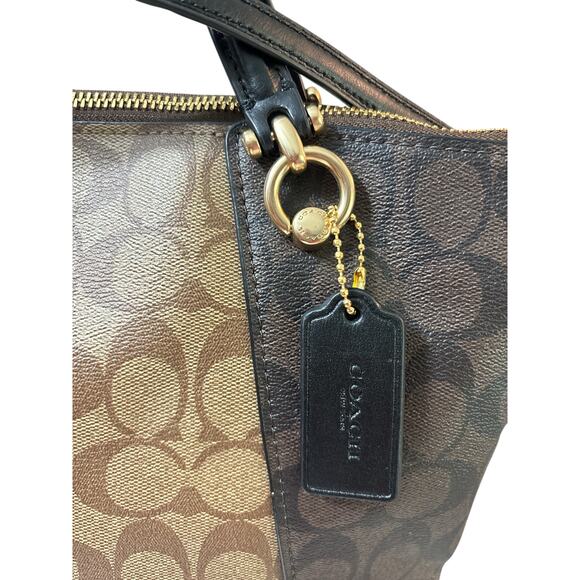 Coach Kacey Satchel handbag with matching wristlet - C6838 - Picture 4 of 13